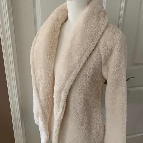 ❤️HP❤️ LOFT Fleece Shawl Collar Jacket - Picture 4 of 8